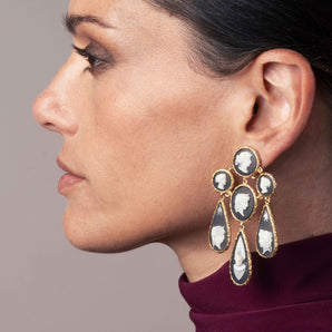 Woman In Ancient Rome Chandelier Earrings