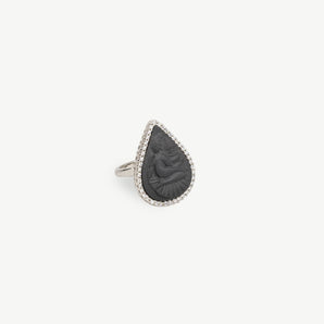 Black Cherub With Anfora Ring