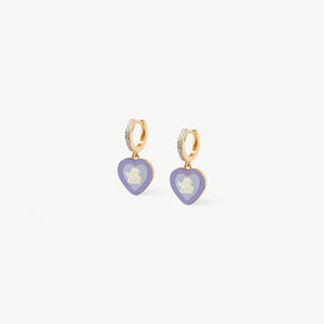 Beating Heart French Hook Earrings