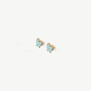 Silky Ribbon Stud Earrings
