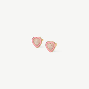 Beating Heart Stud Earrings