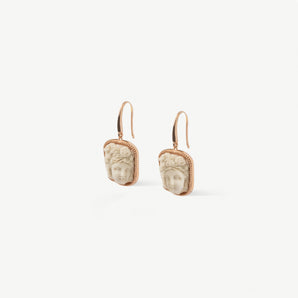 Woman Wearing Fruit Hair Ornament Earrings