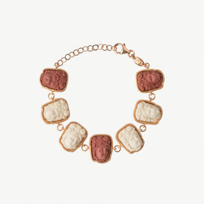 Woman Wearing Fruit Ornament Bracelet
